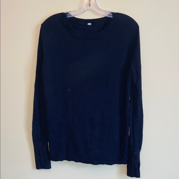 Lululemon Bring It Backbend Sweater Black Size 8 - Picture 3 of 14